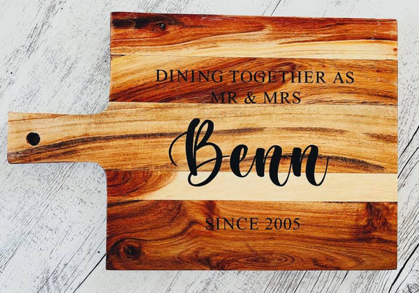 Personalised Cheese Board