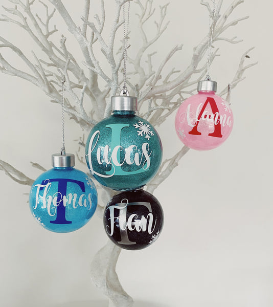 Personalised Christmas Baubles