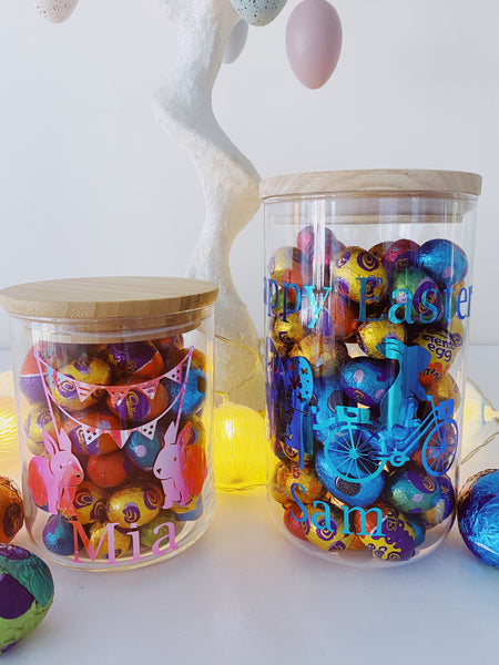 Personalised Easter Jars